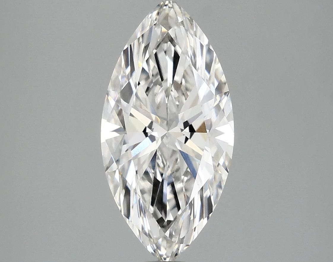 2.06 Carat Marquise Shaped Ideal Cut VVS2 IGI Certified Lab Grown Diamond