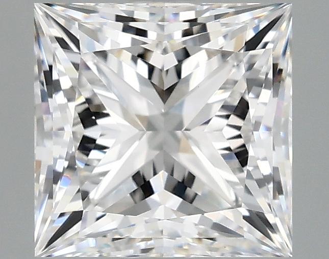2.09 Carat Princess Shaped Ideal Cut VVS2 IGI Certified Lab Grown Diamond