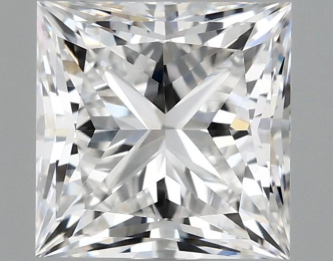 1.37 Carat Princess Shaped Ideal Cut VVS2 IGI Certified Lab Grown Diamond