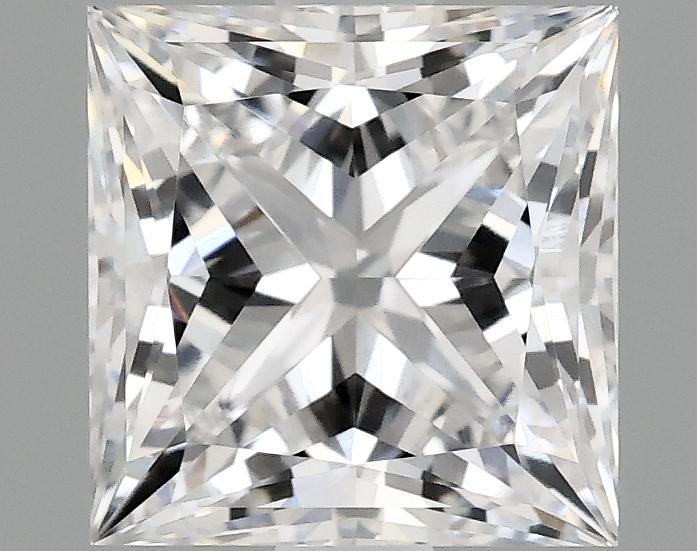 1.59 Carat Princess Shaped Ideal Cut VVS2 IGI Certified Lab Grown Diamond