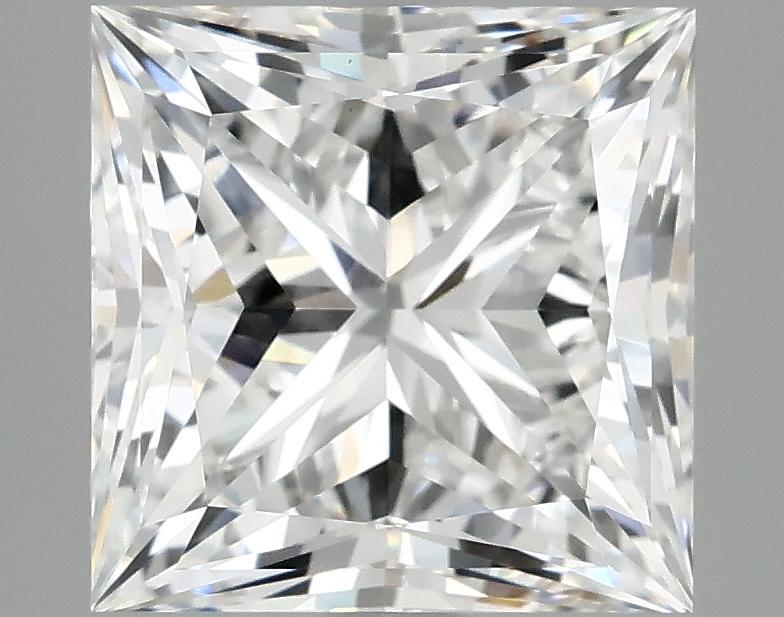 4.85 Carat Princess Shaped Ideal Cut VVS2 IGI Certified Lab Grown Diamond