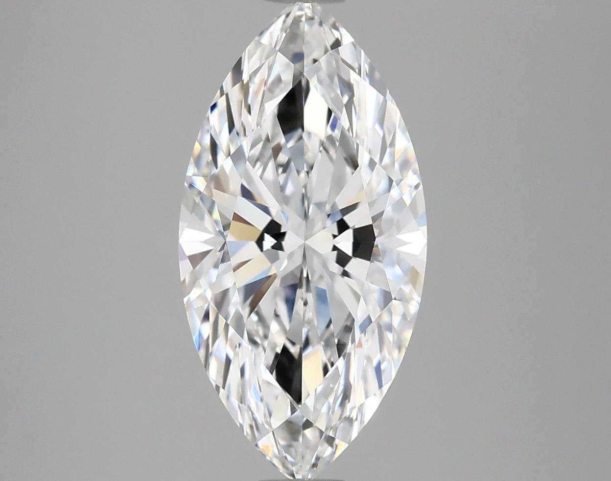 3.09 Carat Marquise Shaped Ideal Cut VVS2 IGI Certified Lab Grown Diamond