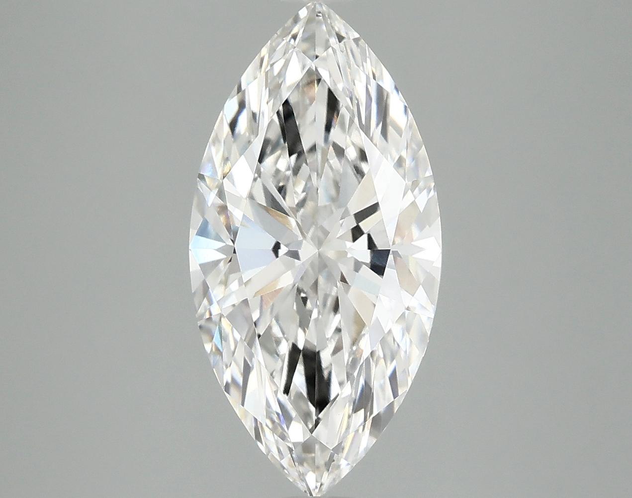 3.09 Carat Marquise Shaped Ideal Cut VVS2 IGI Certified Lab Grown Diamond