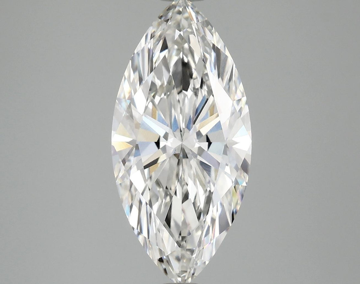 3.04 Carat Marquise Shaped Excellent Cut VVS2 IGI Certified Lab Grown Diamond