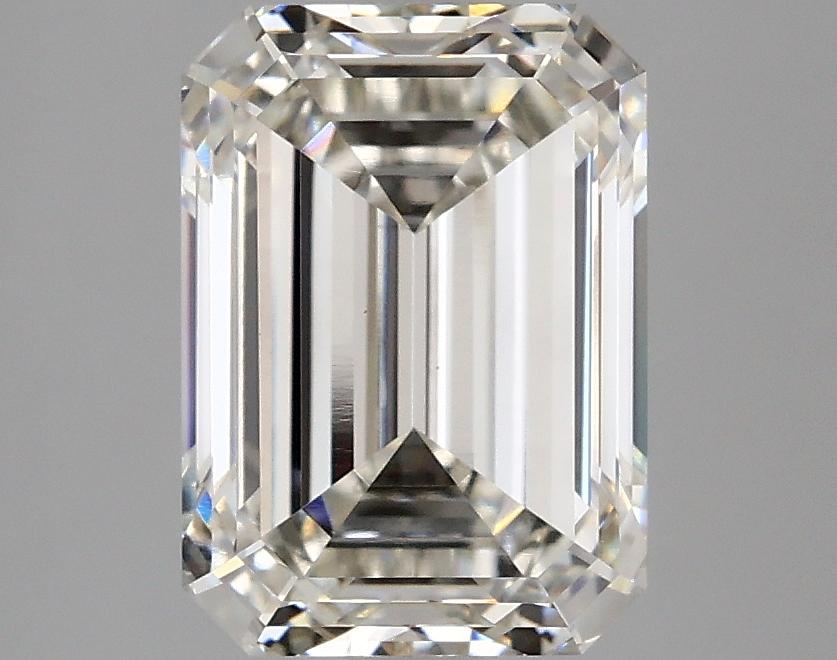 3.09 Carat Emerald Shaped Ideal Cut VVS2 IGI Certified Lab Grown Diamond