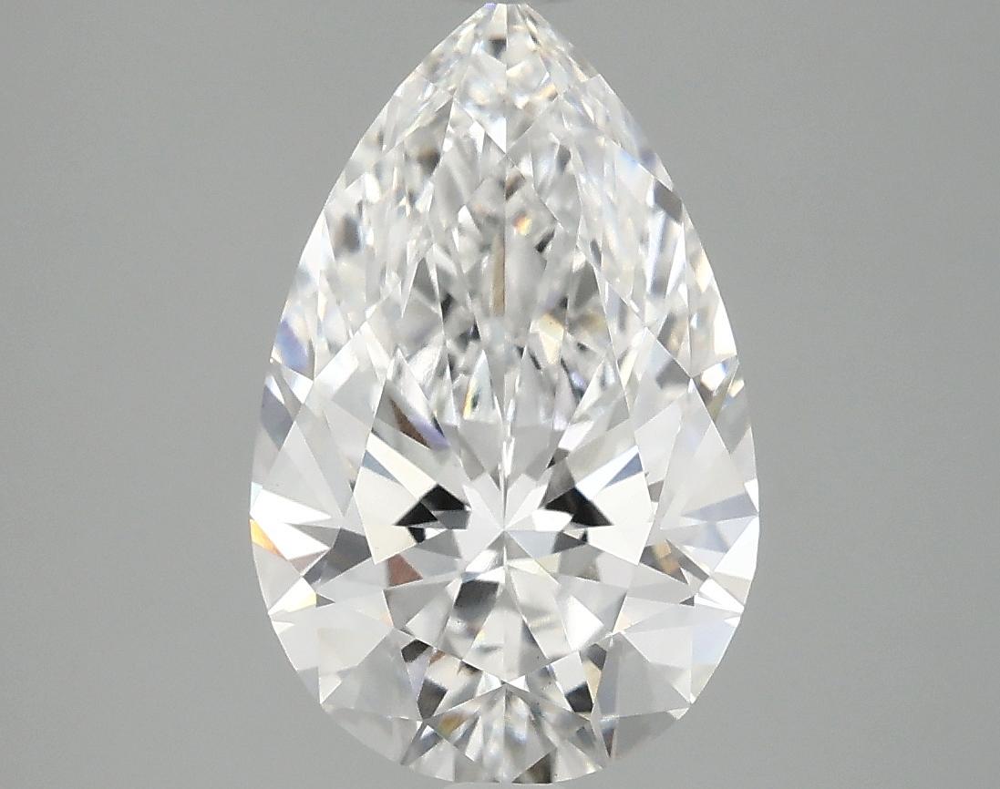 3.09 Carat Pear Shaped Ideal Cut VS1 IGI Certified Lab Grown Diamond