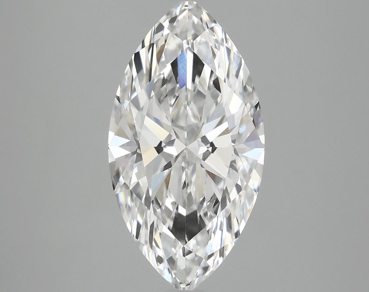 3.04 Carat Marquise Shaped Excellent Cut VVS2 IGI Certified Lab Grown Diamond