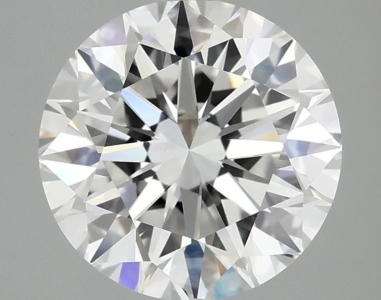 3.07 Carat Round Shaped Excellent Cut VVS2 IGI Certified Lab Grown Diamond