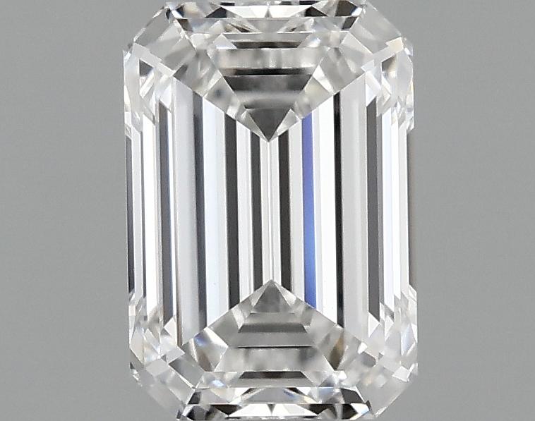 0.97 Carat Emerald Shaped Ideal Cut VVS2 IGI Certified Lab Grown Diamond