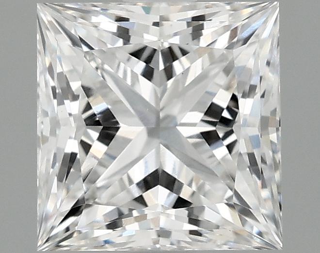1.59 Carat Princess Shaped Ideal Cut VVS2 IGI Certified Lab Grown Diamond
