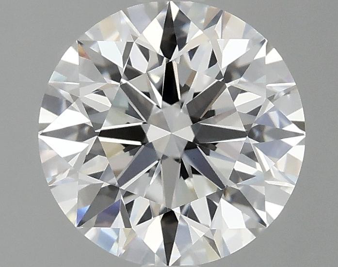 2.07 Carat Round Shaped Ideal Cut VVS2 IGI Certified Lab Grown Diamond