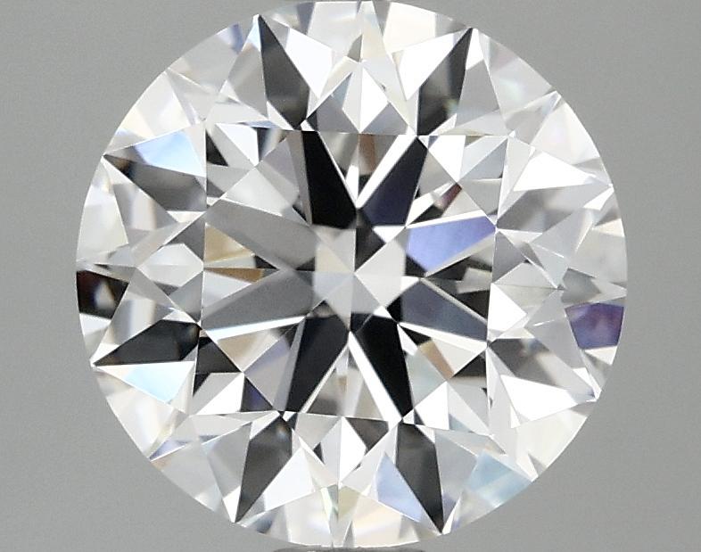 3.09 Carat Round Shaped Excellent Cut VVS2 IGI Certified Lab Grown Diamond