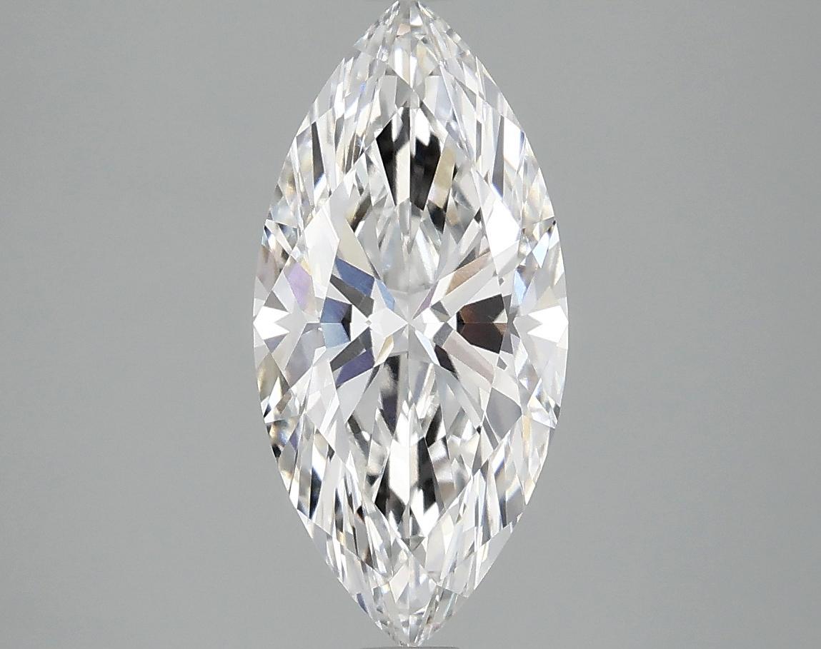 2.09 Carat Marquise Shaped Excellent Cut VVS2 IGI Certified Lab Grown Diamond
