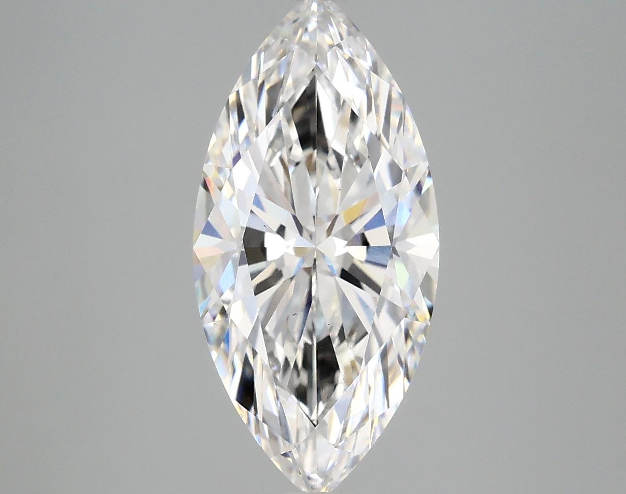 3.09 Carat Marquise Shaped Excellent Cut VS1 IGI Certified Lab Grown Diamond
