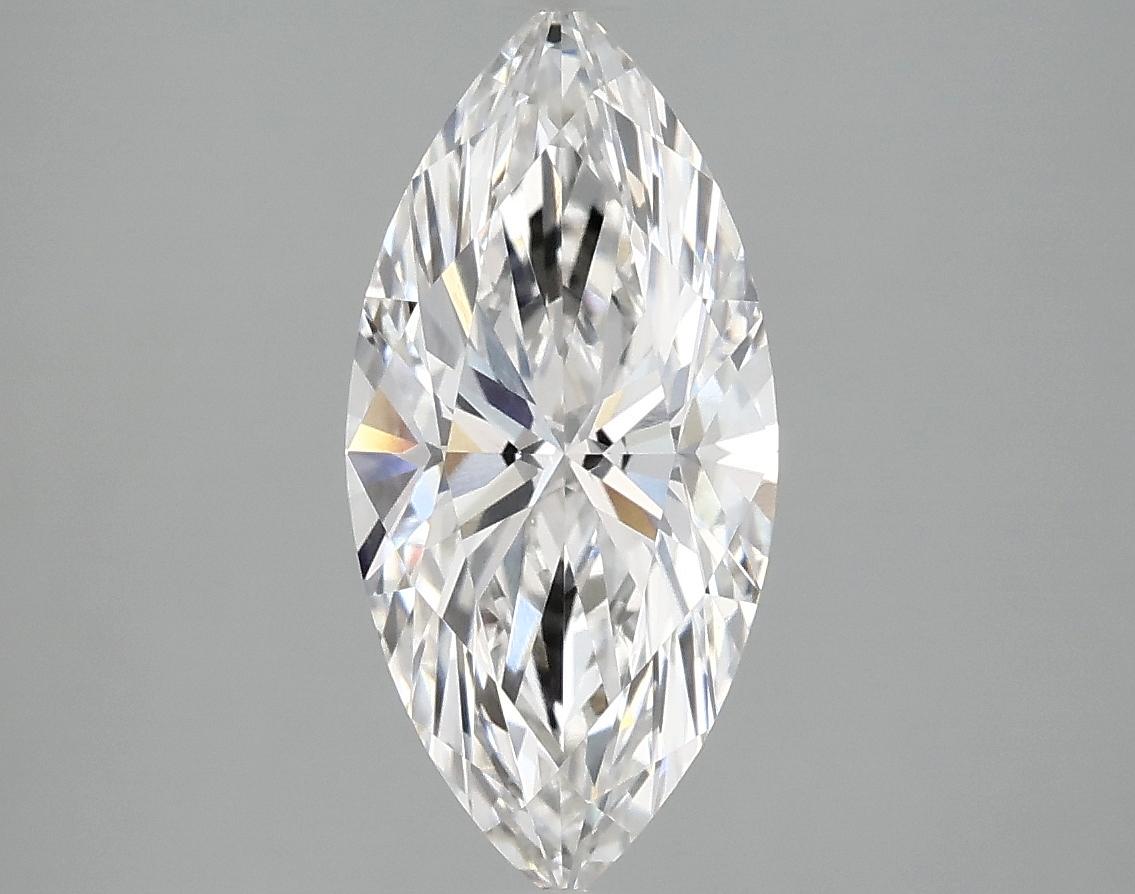 2.03 Carat Marquise Shaped Excellent Cut VVS2 IGI Certified Lab Grown Diamond