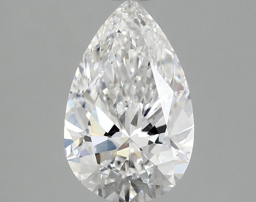 1.39 Carat Pear Shaped Ideal Cut VVS2 IGI Certified Lab Grown Diamond