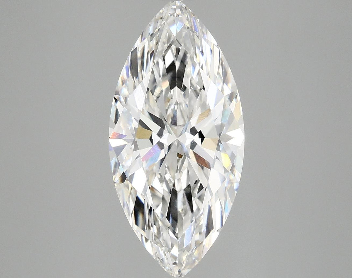 3.02 Carat Marquise Shaped Excellent Cut VVS2 IGI Certified Lab Grown Diamond