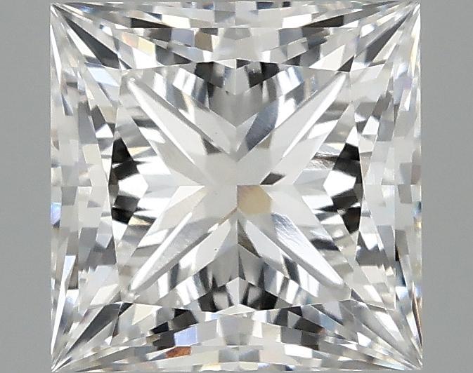 3.09 Carat Princess Shaped Ideal Cut VVS2 IGI Certified Lab Grown Diamond