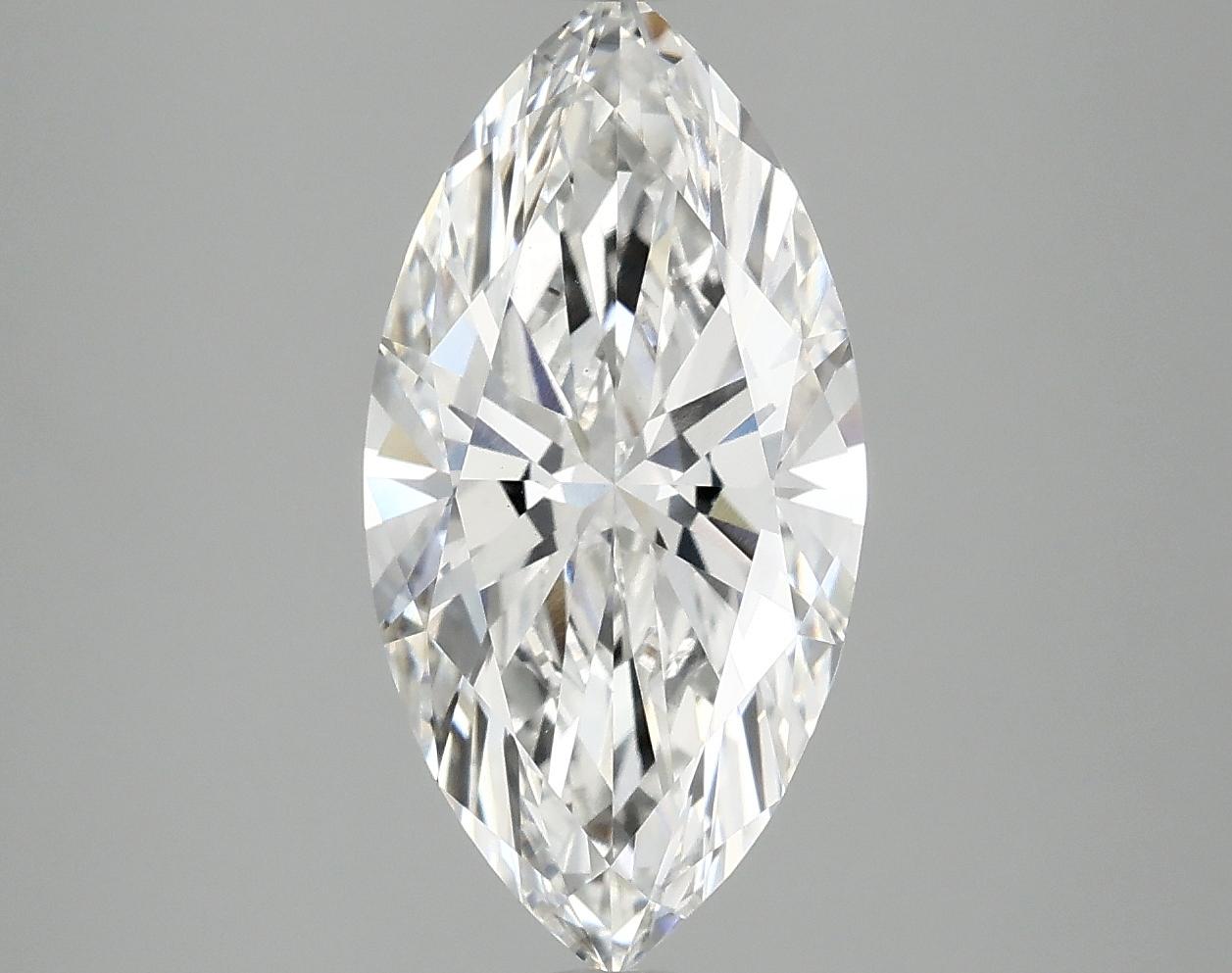 2.97 Carat Marquise Shaped Ideal Cut VVS2 IGI Certified Lab Grown Diamond