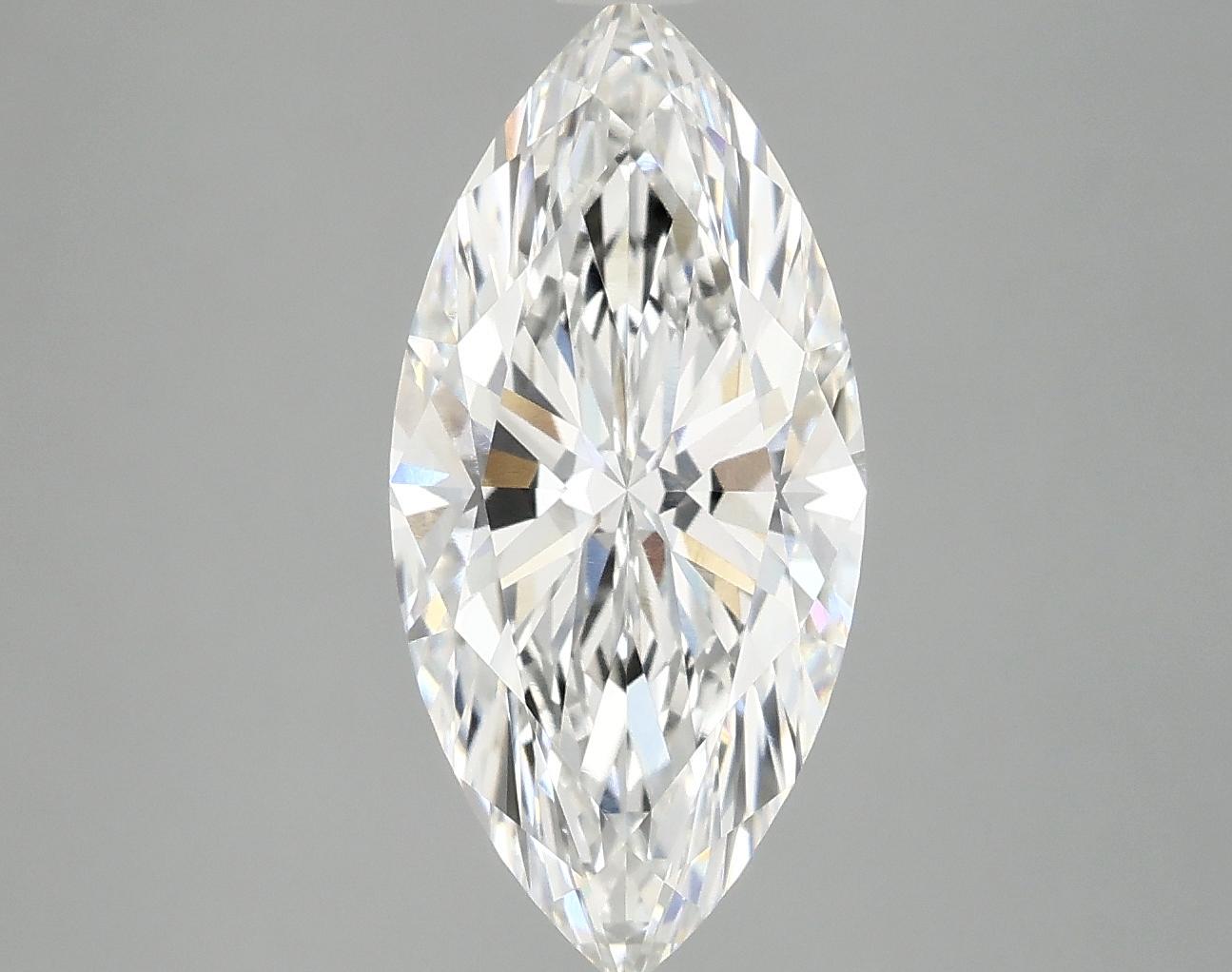 3.04 Carat Marquise Shaped Excellent Cut VVS2 IGI Certified Lab Grown Diamond