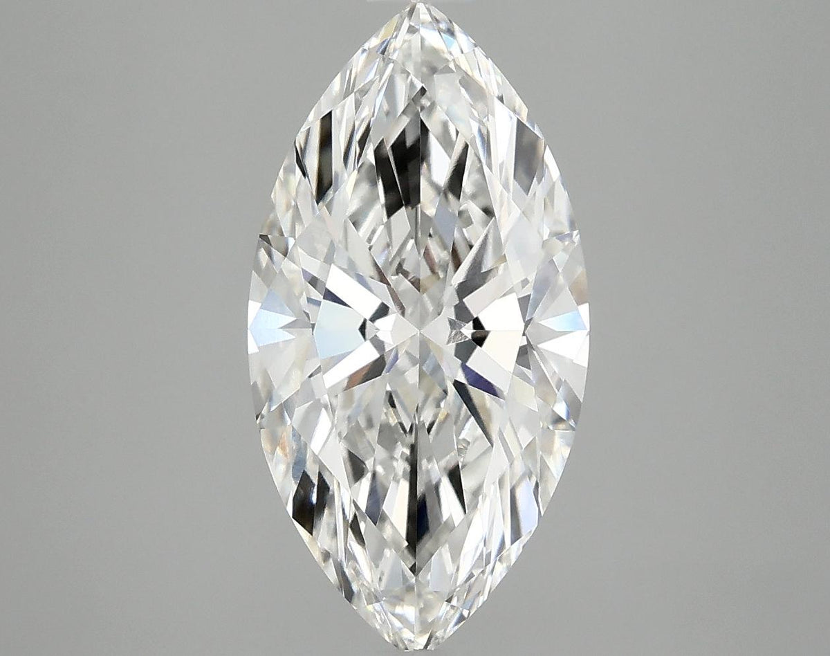 3.01 Carat Marquise Shaped Ideal Cut VVS2 IGI Certified Lab Grown Diamond