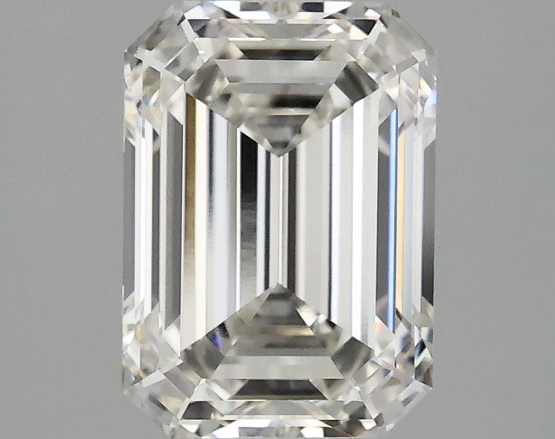 2.57 Carat Emerald Shaped Ideal Cut VVS2 IGI Certified Lab Grown Diamond