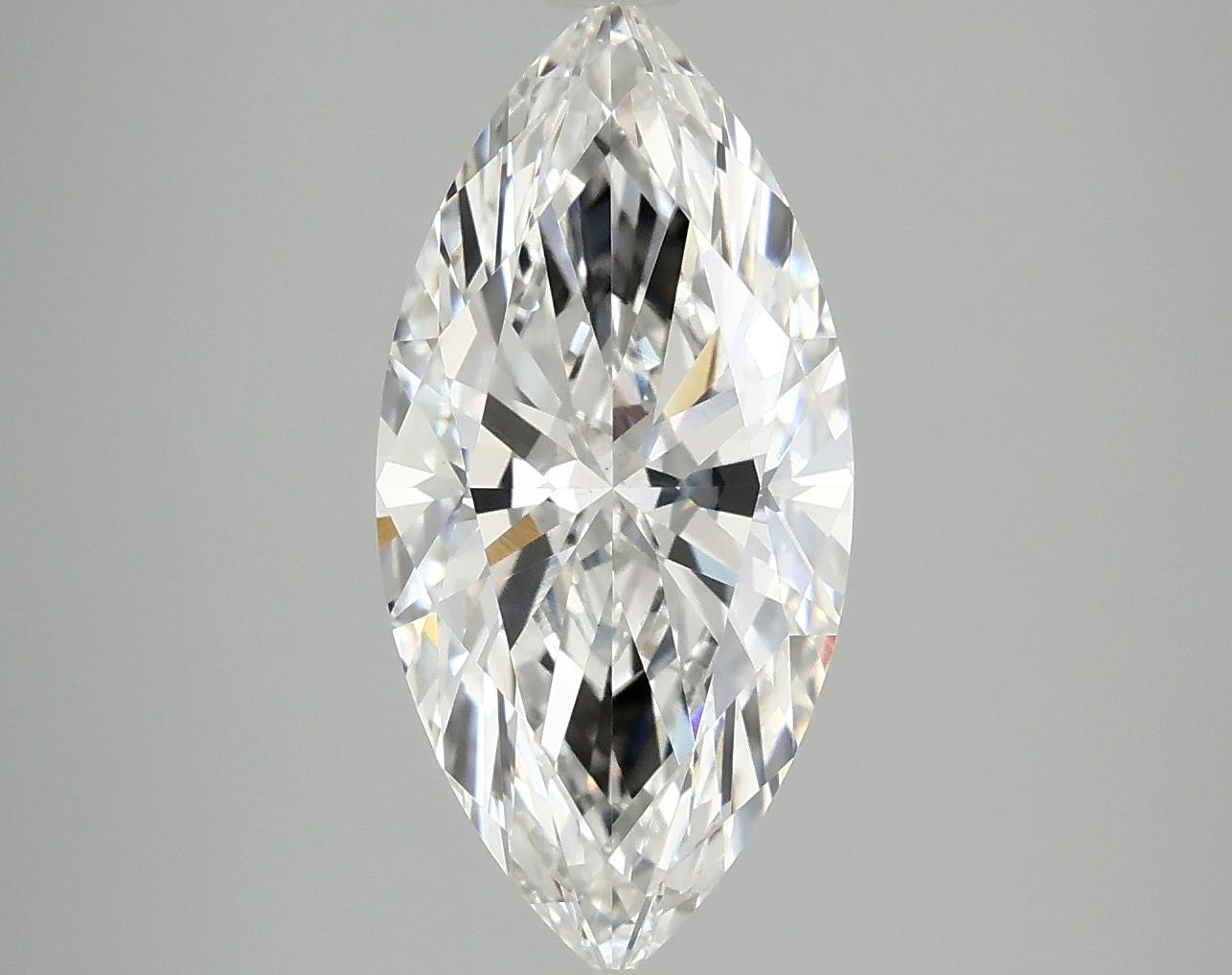 2.97 Carat Marquise Shaped Excellent Cut VS1 IGI Certified Lab Grown Diamond