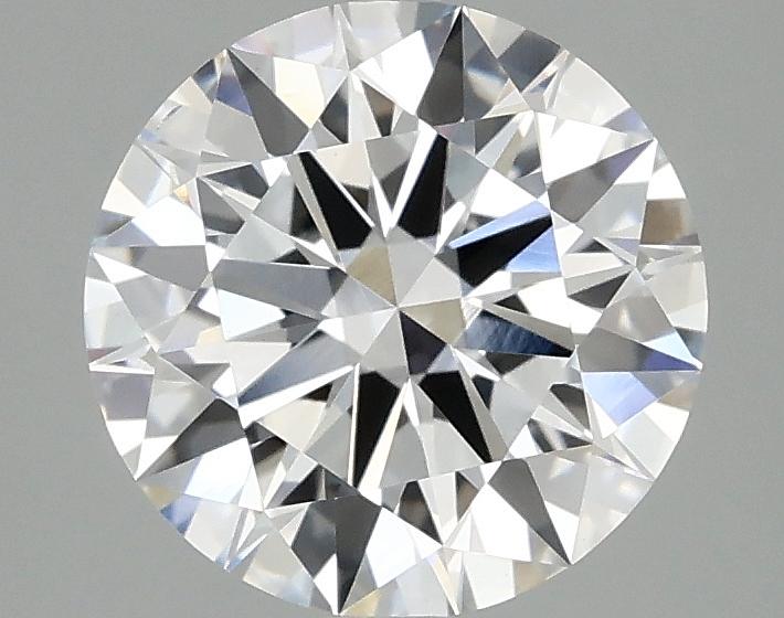 2.08 Carat Round Shaped Ideal Cut VS2 IGI Certified Lab Grown Diamond