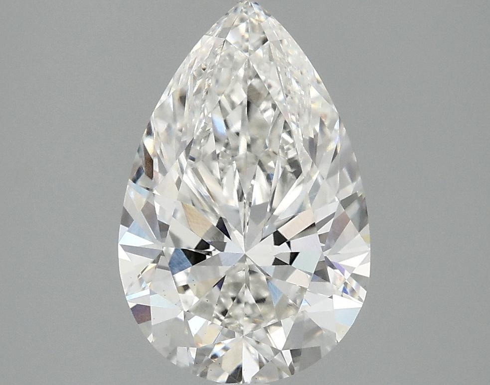 2.5 Carat Pear Shaped Ideal Cut VS1 IGI Certified Lab Grown Diamond