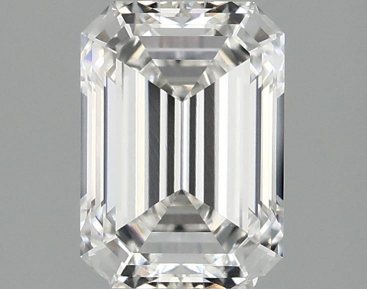 2.1 Carat Emerald Shaped Ideal Cut VVS2 IGI Certified Lab Grown Diamond