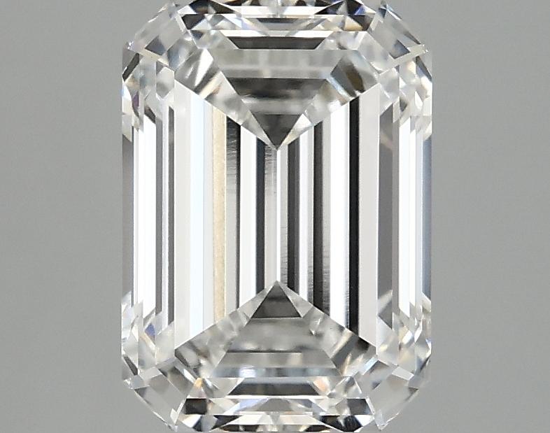 2.58 Carat Emerald Shaped Ideal Cut VVS2 IGI Certified Lab Grown Diamond