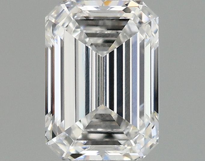 0.98 Carat Emerald Shaped Ideal Cut VVS2 IGI Certified Lab Grown Diamond