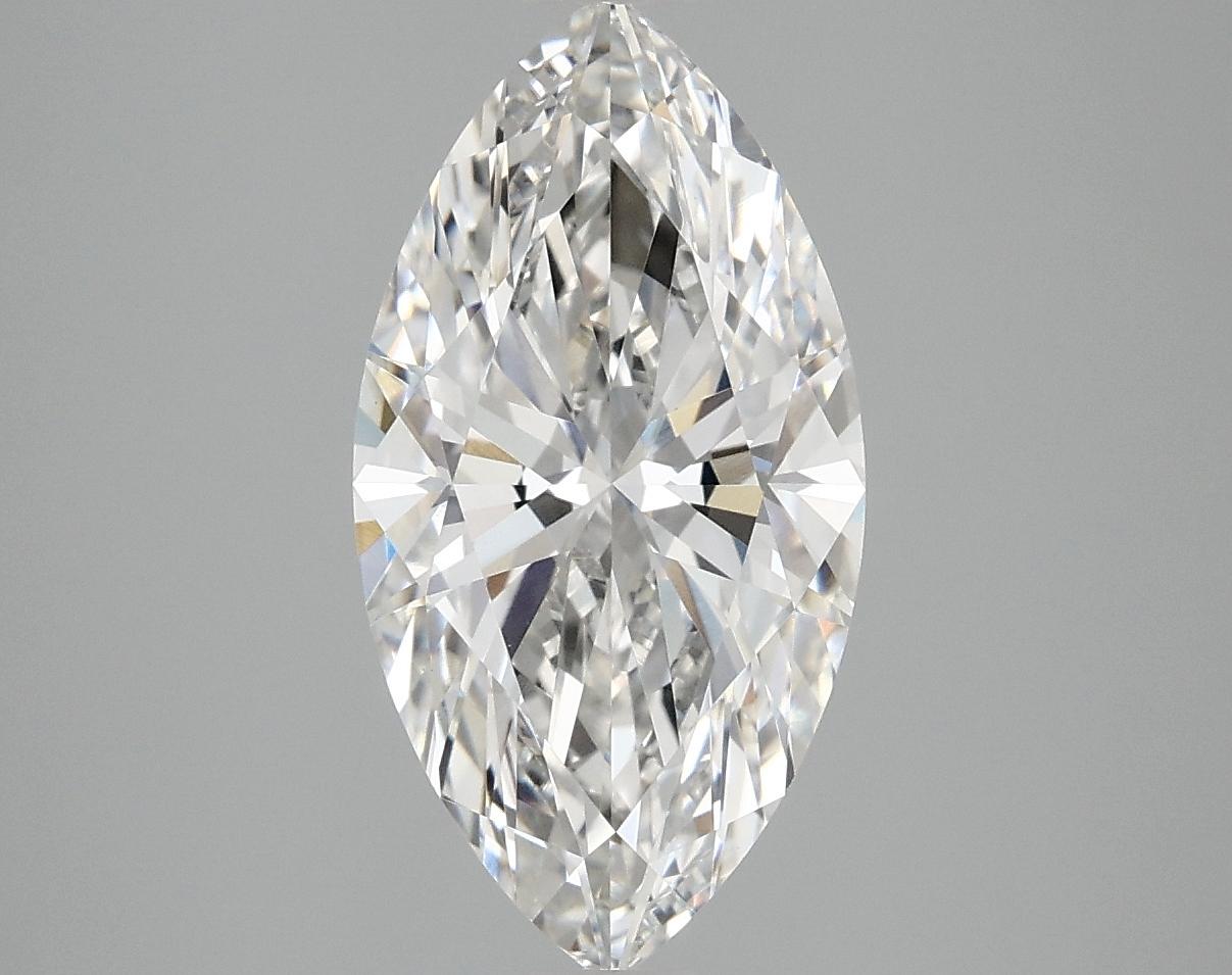 3.01 Carat Marquise Shaped Ideal Cut VVS2 IGI Certified Lab Grown Diamond