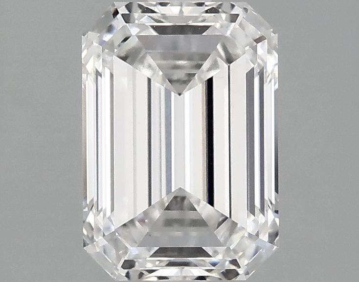 1.98 Carat Emerald Shaped Ideal Cut VVS2 IGI Certified Lab Grown Diamond