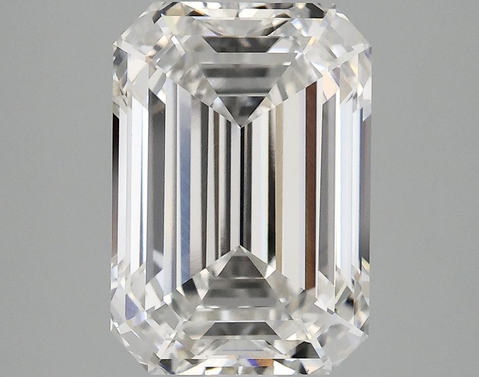 3.84 Carat Emerald Shaped Ideal Cut VVS2 IGI Certified Lab Grown Diamond