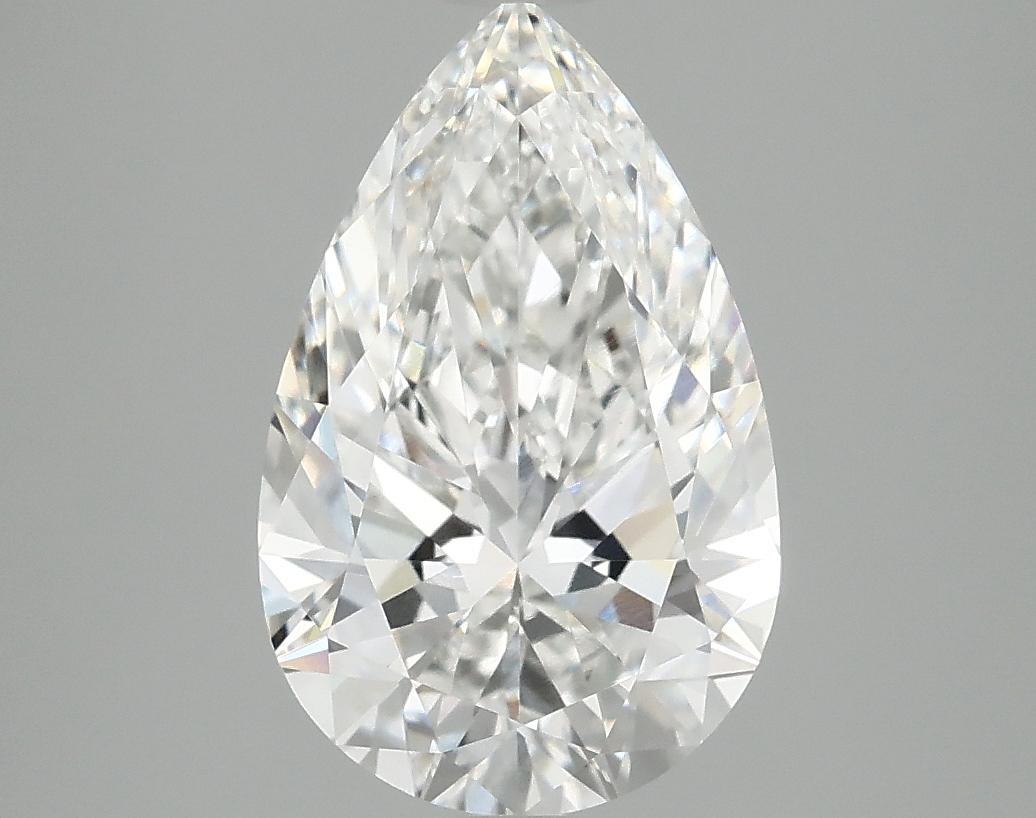 2.55 Carat Pear Shaped Ideal Cut VVS2 IGI Certified Lab Grown Diamond