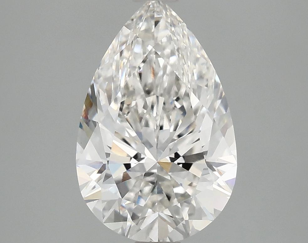 2.54 Carat Pear Shaped Excellent Cut VVS2 IGI Certified Lab Grown Diamond