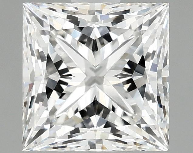 1.53 Carat Princess Shaped Ideal Cut VVS2 IGI Certified Lab Grown Diamond