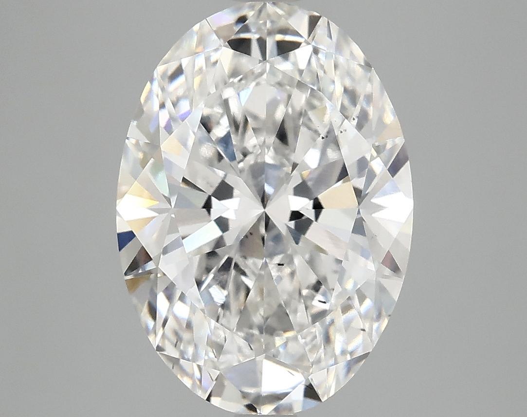 4.04 Carat Oval Shaped Ideal Cut SI1 IGI Certified Lab Grown Diamond
