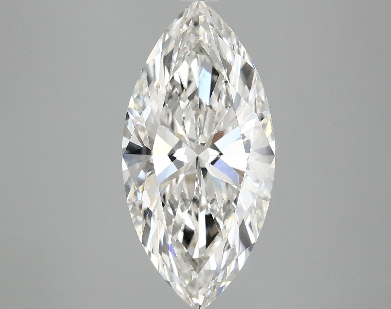 3.0 Carat Marquise Shaped Ideal Cut VVS2 IGI Certified Lab Grown Diamond