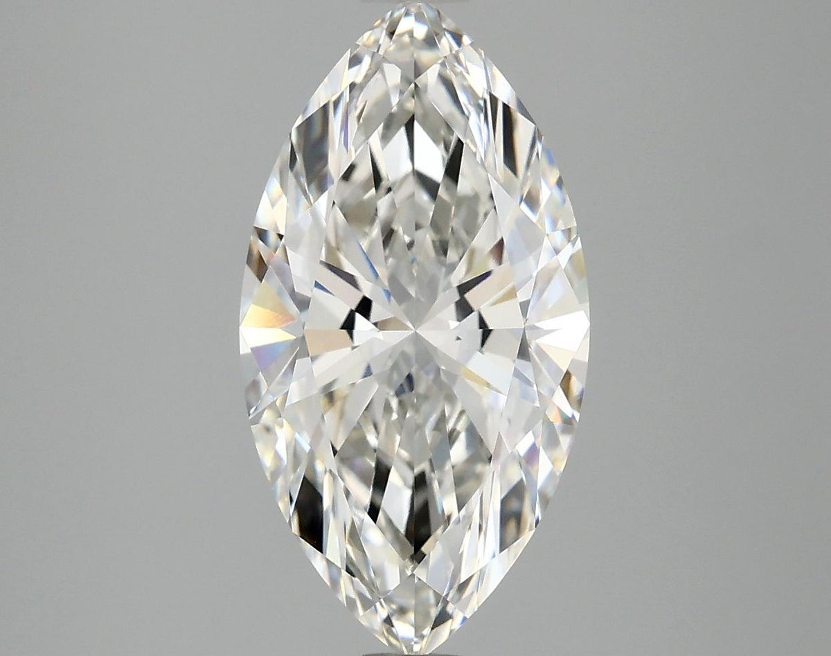 3.03 Carat Marquise Shaped Ideal Cut VVS2 IGI Certified Lab Grown Diamond