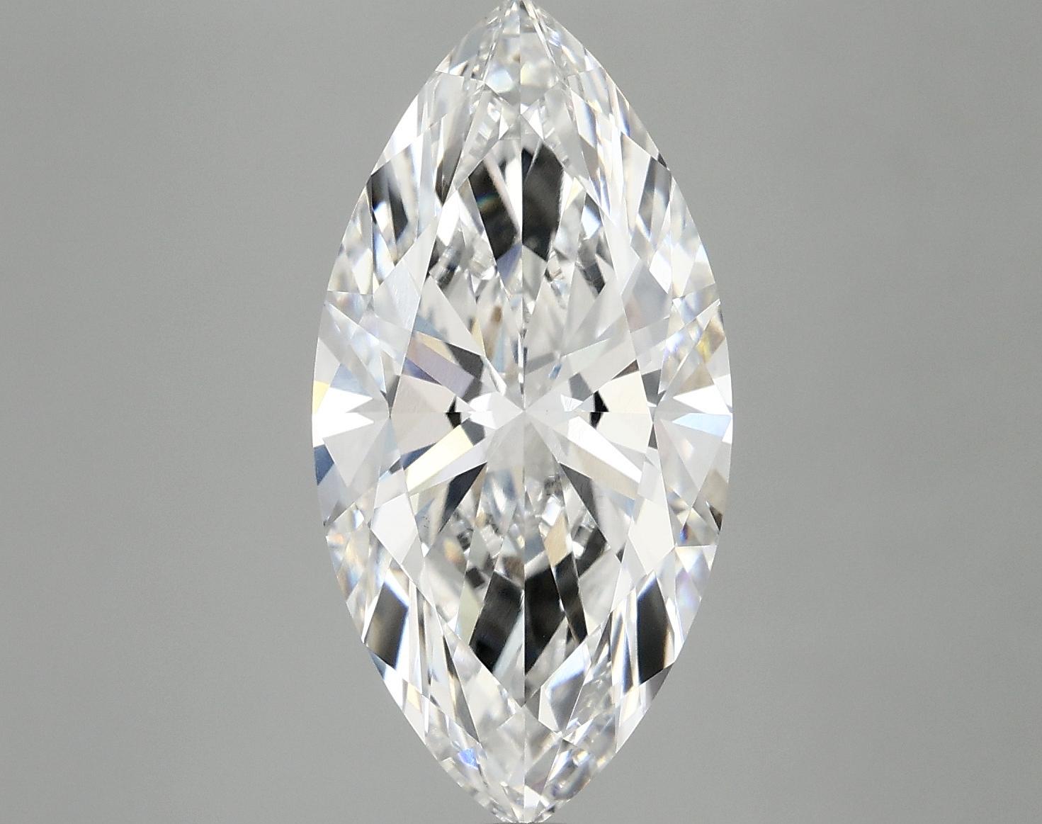 4.81 Carat Marquise Shaped Ideal Cut VVS2 IGI Certified Lab Grown Diamond