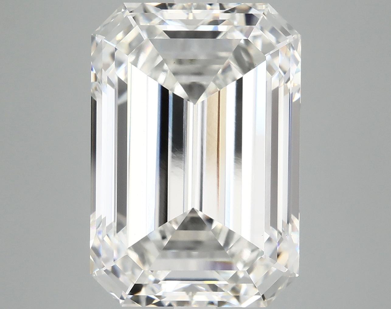 10.23 Carat Emerald Shaped Ideal Cut VVS2 IGI Certified Lab Grown Diamond