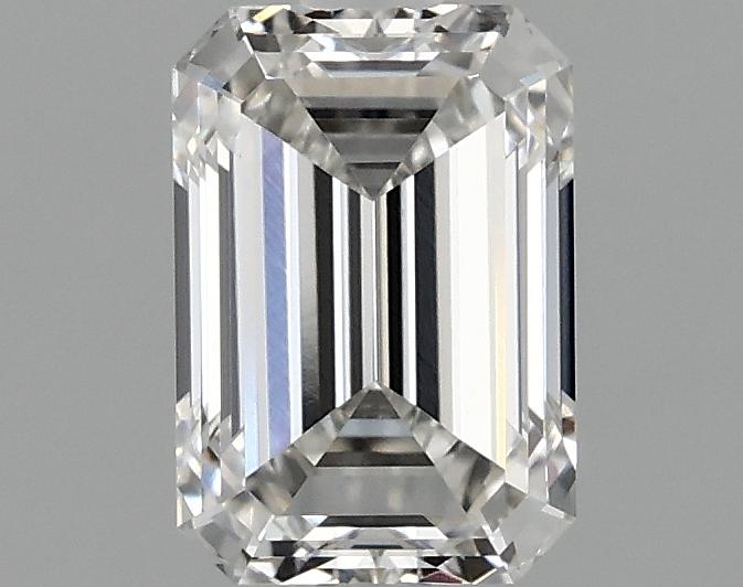 0.97 Carat Emerald Shaped Ideal Cut VVS2 IGI Certified Lab Grown Diamond
