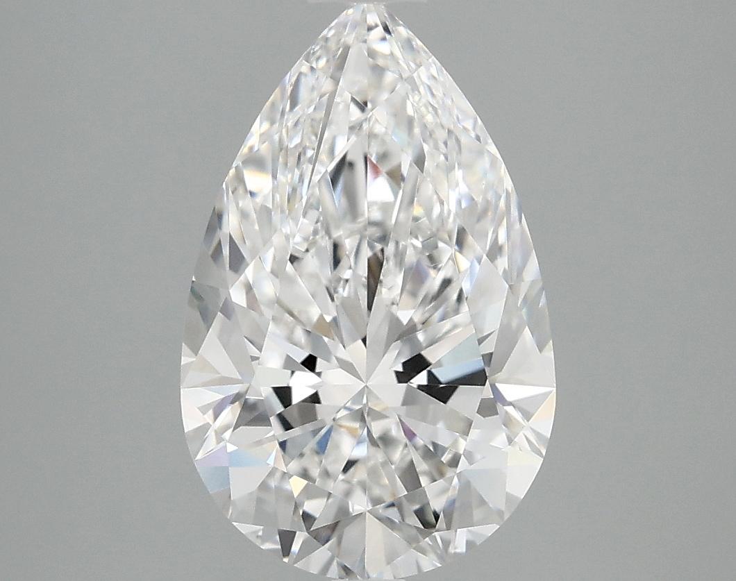 3.04 Carat Pear Shaped Ideal Cut VVS2 IGI Certified Lab Grown Diamond