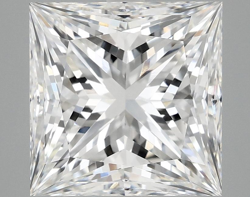 5.06 Carat Princess Shaped Ideal Cut VVS2 IGI Certified Lab Grown Diamond