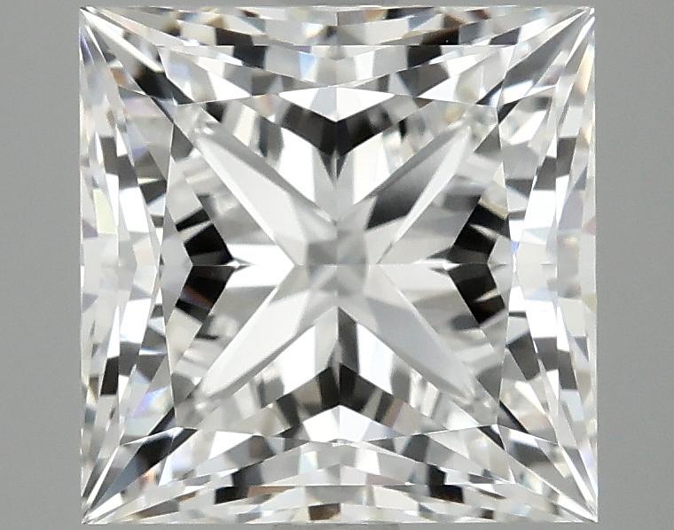 4.13 Carat Princess Shaped Ideal Cut VVS2 IGI Certified Lab Grown Diamond