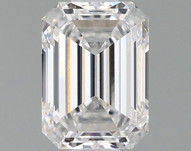 0.97 Carat Emerald Shaped Excellent Cut VVS2 IGI Certified Lab Grown Diamond