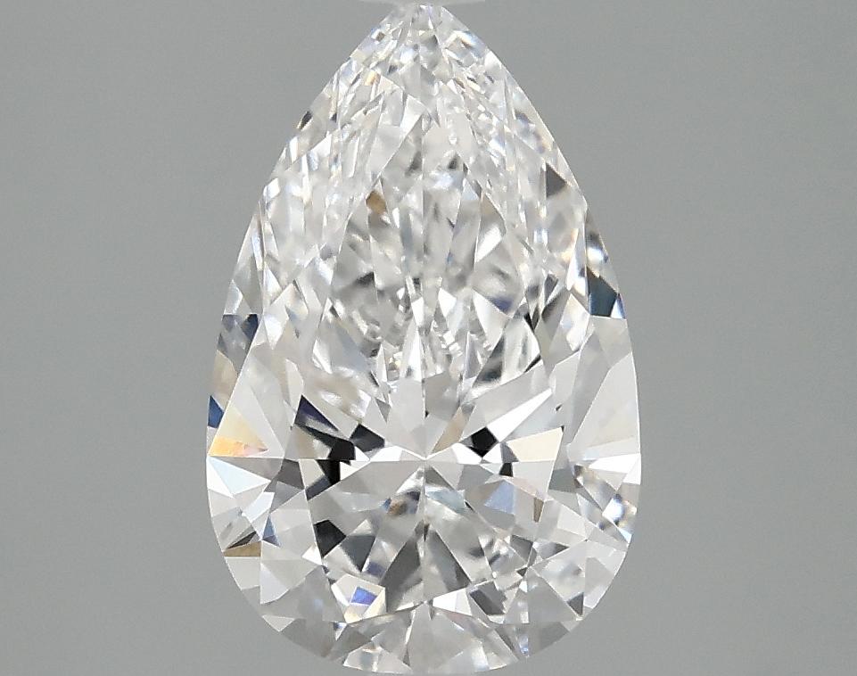 2.03 Carat Pear Shaped Ideal Cut VVS2 IGI Certified Lab Grown Diamond