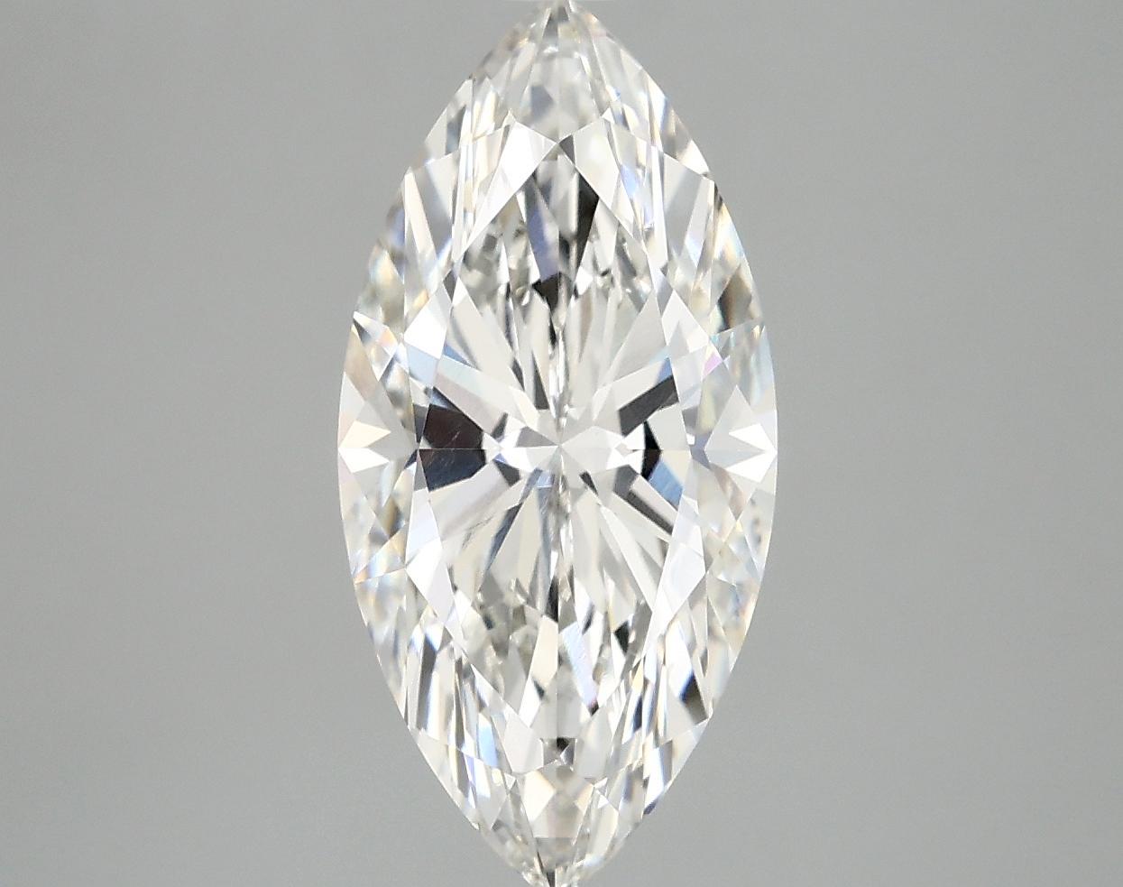 3.03 Carat Marquise Shaped Excellent Cut VVS2 IGI Certified Lab Grown Diamond
